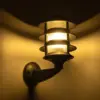 LEDTM® LANTERNA 203-0244 Μοντέρνο Φωτιστικό Τοίχου - Απλίκα με Ντουί 1 x E27 AC 220-240V IP44 - Μαύρο - Μ16 x Π23 x Υ30cm - Image 3