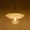 LEDTM® FERRO 203-0268 Μοντέρνο Κρεμαστό Φωτιστικό Οροφής με Ντουί 1 x E27 AC 220-240V IP20 - Λευκό & Χρυσό - Μ30 x Π30 x Υ19cm - Image 2