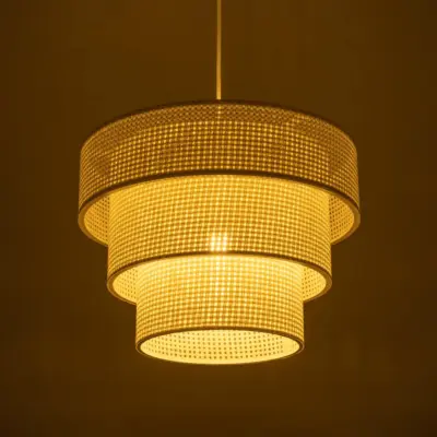 Alternative view of LEDTM® LEVEL 203-0275 Μοντέρνο Κρεμαστό Φωτιστικό Οροφής με Ντουί 1 x E27 AC 220-240V IP20 - Λευκό - Μ38 x Π38 x Υ30cm