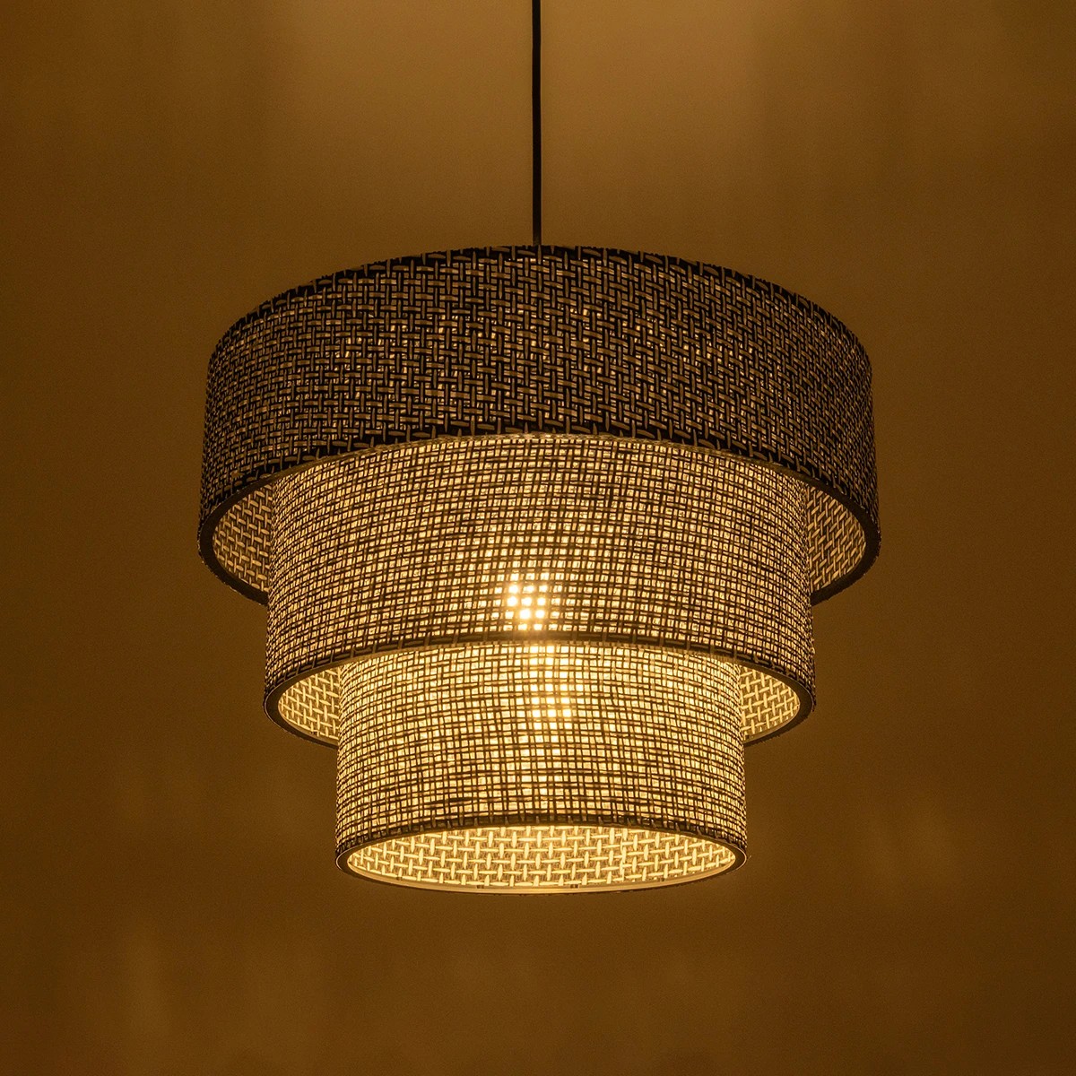 LEDTM® LEVEL 203-0276 Μοντέρνο Κρεμαστό Φωτιστικό Οροφής με Ντουί 1 x E27 AC 220-240V IP20 - Γκρι - Μ38 x Π38 x Υ30cm - Image 2