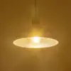 LEDTM® LOAN 203-0284 Μοντέρνο Κρεμαστό Φωτιστικό Οροφής με Ντουί 1 x E27 AC 220-240V IP20 - Λευκό & Ασημί - Μ25.5 x Π25.5 x Υ17cm - Image 2