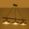 LEDTM® LOAN 203-0291 Μοντέρνο Κρεμαστό Φωτιστικό Οροφής με Ντουί 3 x E27 AC 220-240V IP20 - Μαύρο & Μπρονζέ - Μ89 x Π25.5 x Υ19cm - Image 2