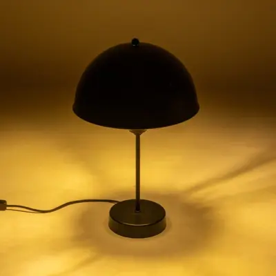 Alternative view of LEDTM® GAZETA 203-0296 Μοντέρνο Επιτραπέζιο Φωτιστικό Πορτατίφ με Ντουί 1 x E27 AC 220-240V IP20 - Μαύρο - Μ25 x Π25 x Υ39cm