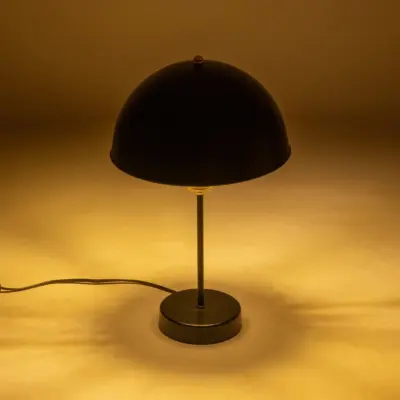 Alternative view of LEDTM® GAZETA 203-0299 Μοντέρνο Επιτραπέζιο Φωτιστικό Πορτατίφ με Ντουί 1 x E27 AC 220-240V IP20 - Μαύρο & Χρυσό - Μ25 x Π25 x Υ39cm