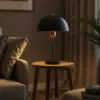 LEDTM® GAZETA 203-0300 Μοντέρνο Επιτραπέζιο Φωτιστικό Πορτατίφ με Ντουί 1 x E27 AC 220-240V IP20 - Μαύρο & Μπρονζέ - Μ25 x Π25 x Υ39cm - Image 10