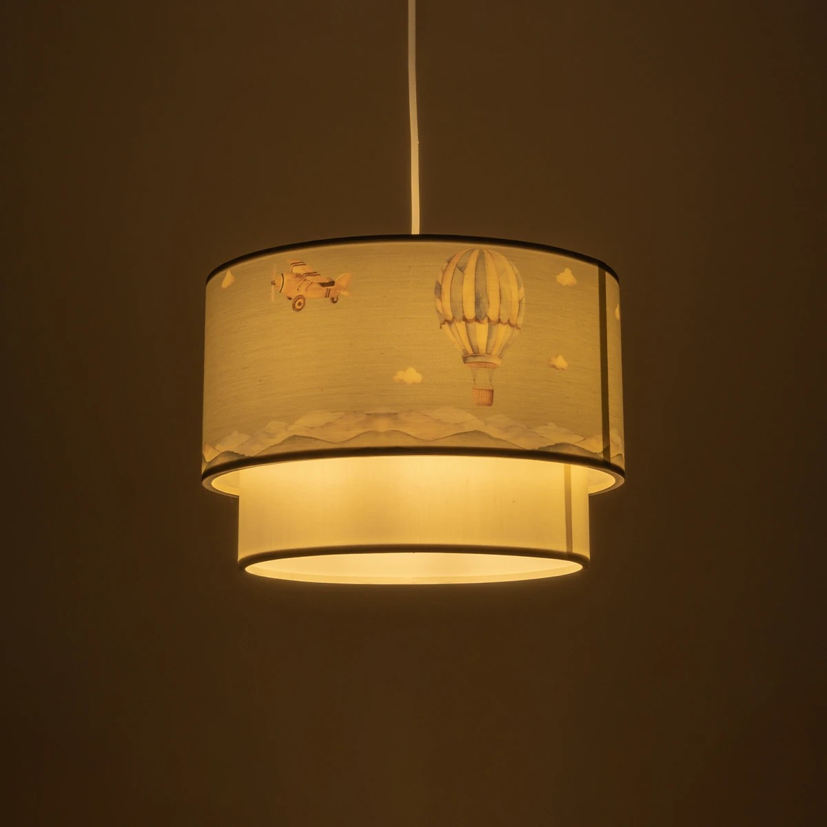 LEDTM® BALLON 204-0120 Παιδικό Κρεμαστό Φωτιστικό Οροφής με Ντουί 1 x E27 AC 220-240V IP20 - Πολύχρωμο - Μ30 x Π30 x Υ20cm - Image 3