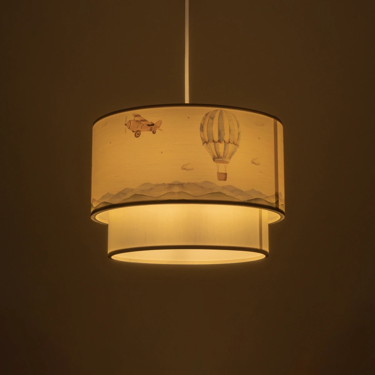 LEDTM® BALLON 204-0121 Παιδικό Κρεμαστό Φωτιστικό Οροφής με Ντουί 1 x E27 AC 220-240V IP20 - Πολύχρωμο - Μ30 x Π30 x Υ20cm - Image 3
