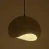 LEDTM® STONE 204-0123 Μοντέρνο Κρεμαστό Φωτιστικό Οροφής με Ντουί 1 x E27 AC 220-240V IP20 - Γκρι Μπέζ - Μ35 x Π31 x Υ26cm - Image 3