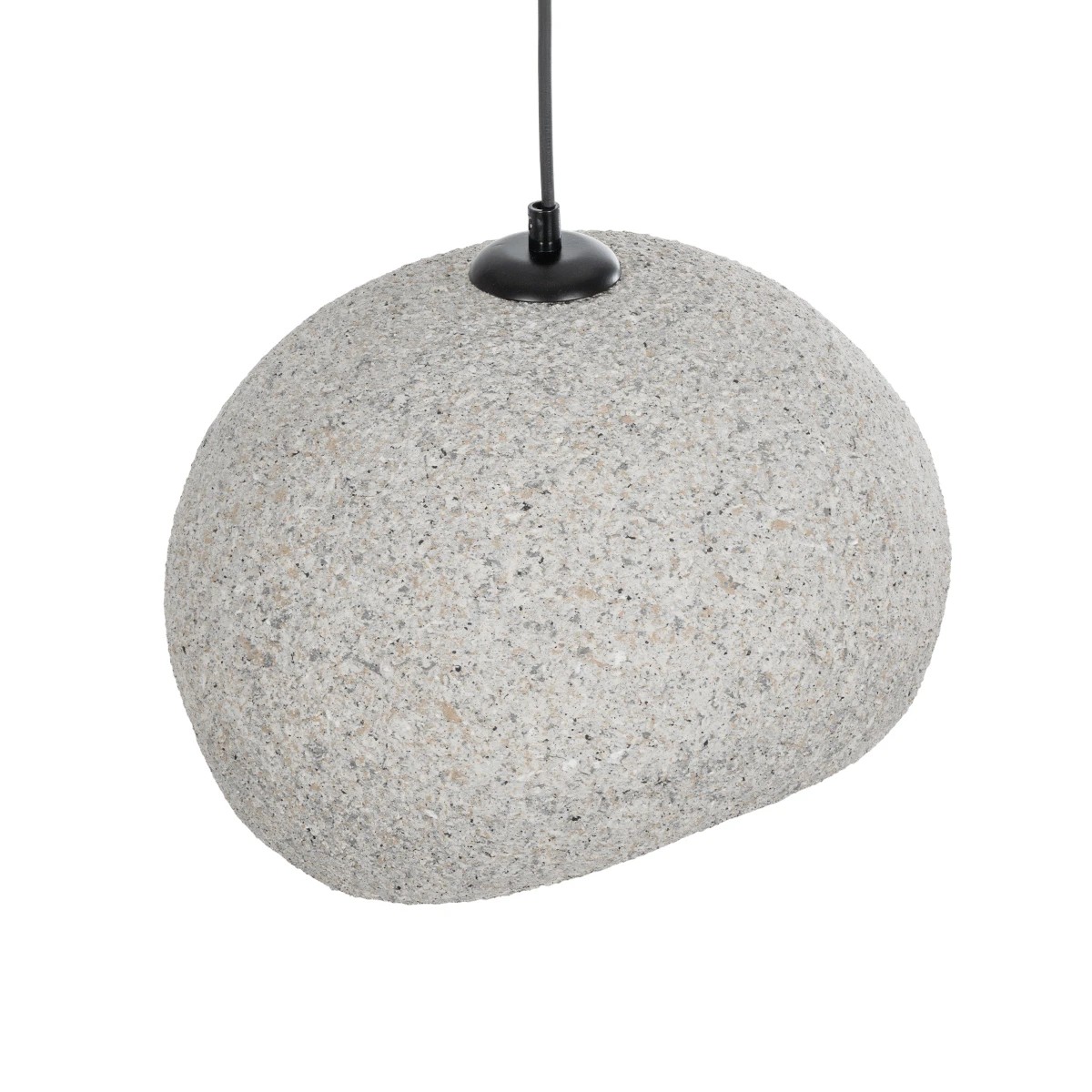 LEDTM® STONE 204-0123 Μοντέρνο Κρεμαστό Φωτιστικό Οροφής με Ντουί 1 x E27 AC 220-240V IP20 - Γκρι Μπέζ - Μ35 x Π31 x Υ26cm - Image 7