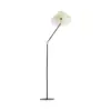 LEDTM® FLY 204-0127 Μοντέρνο Επιδαπέδιο Φωτιστικό με Ντουί 1 x E27 AC 220-240V IP20 - Μαύρο & Μπεζ - Μ72 x Π38 x Υ155cm - Image 5