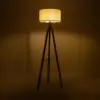 LEDTM® SHELF 204-0129 Μοντέρνο Επιδαπέδιο Φωτιστικό με Ντουί 1 x E27 AC 220-240V IP20 - Καφέ & Μπεζ - Μ45 x Π45 x Υ135cm - Image 3