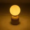LEDTM® MAGIC 204-0131 Μοντέρνο Επιτραπέζιο Φωτιστικό Πορτατίφ με Ντουί 1 x E14 AC 220-240V IP20 - Κίτρινο & Λευκό - Μ15 x Π15 x Υ28cm - Image 3