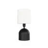 LEDTM® LOREN 204-0138 Μοντέρνο Επιτραπέζιο Φωτιστικό Πορτατίφ με Ντουί 1 x E14 AC 220-240V IP20 - Μαύρο & Εκρού - Μ15,5 x Π15,5 x Υ33cm - Image 4