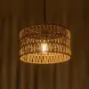 LEDTM® DARIO 204-0166 Boho Κρεμαστό Φωτιστικό Οροφής με Ντουί 1 x E27 AC 220-240V IP20 - Μπεζ - Μ30 x Π30 x Υ18cm - Image 3