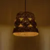 LEDTM® PANIER 204-0170 Boho Κρεμαστό Φωτιστικό Οροφής με Ντουί 1 x E27 AC 220-240V IP20 - Μπεζ - Μ32 x Π32 x Υ30cm - Image 3