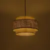 LEDTM® SOHO 204-0172 Μοντέρνο Κρεμαστό Φωτιστικό Οροφής με Ντουί 1 x E27 AC 220-240V IP20 - Καφέ & Μπεζ - Μ30 x Π30 x Υ20cm - Image 3