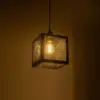 LEDTM® JAULA 204-0181 Μοντέρνο Κρεμαστό Φωτιστικό Οροφής Μονόφωτο 1 x E27 AC 220-240V IP20 Μαύρο - Μ16 x Π16 x Υ16cm - Image 3