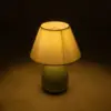LEDTM® CESTA 204-0182 Μοντέρνο Επιτραπέζιο Φωτιστικό Πορτατίφ με Ντουί 1 x E27 AC 220-240V IP20 - Λαδί & Μπεζ - Μ22 x Π22 x Υ30cm - Image 3
