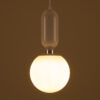 LEDTM® MAVERICK 00944 Μοντέρνο Κρεμαστό Φωτιστικό Οροφής με Ντουί 1 x E27 AC 220-240V IP20 - Λευκό - Μ15 x Π15 x Υ33cm - Image 3