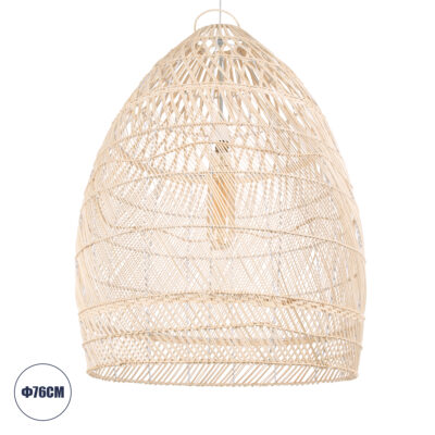 Alternative view of LEDTM® MALIBU 01811 Boho Κρεμαστό Φωτιστικό Οροφής με Ντουί 1 x E27 AC 220-240V IP20 - Μπεζ - Μ76 x Π76 x Υ100cm