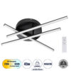 LEDTM® DRACO 61093 Μοντέρνο Φωτιστικό Οροφής LED 45W 5535lm 120° AC 220-240V IP20 Ρυθμιζόμενο Λευκό CCT με Χειριστήριο από 2700K έως 6000K Dimmable - Lumileds SMD Chip - Μαύρο Ματ - Μ50 x Π50 x Υ11cm - 3 Χρόνια Εγγύηση - Image 2