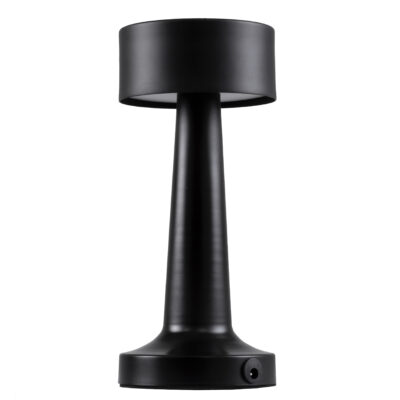 Alternative view of LEDTM® BELLA 76503 Επαναφορτιζόμενο Επιτραπέζιο Φωτιστικό Πορτατίφ LED 1.5W 105lm 120° DC 5V IP44 Θερμό Λευκό 2700K Dimmable Μαύρο Αλουμίνιο - Μ9 x Π9 x Υ21cm - 2 Xρόνια Εγγύηση