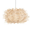 LEDTM® MINORCA 01729 Boho Κρεμαστό Φωτιστικό Οροφής με Ντουί 1 x E27 AC 220-240V IP20 - Μπεζ - Μ30 x Π30 x Υ18cm - Image 2