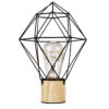 LEDTM® ANTLER 01443 Μοντέρνο Επιτραπέζιο Φωτιστικό LED 2.2W 154lm 360° DC 5V IP20 Θερμό Λευκό 2700K - DIODE - Μαύρο & Μπεζ - Μ19 x Π19 x Υ29cm - 2 Χρόνια Εγγύηση - Image 2