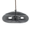LEDTM® AXTON 00751 Μοντέρνο Κρεμαστό Φωτιστικό Οροφής LED 5W 500lm 180° AC 220-240V IP20 Θερμό Λευκό 2700K - Sanan SMD Chip - Μαύρο & Μαύρο Φιμέ - Μ30 x Π30 x Υ15cm - 2 Xρόνια Εγγύηση - Image 2