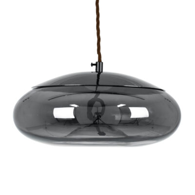 Alternative view of LEDTM® AXTON 00751 Μοντέρνο Κρεμαστό Φωτιστικό Οροφής LED 5W 500lm 180° AC 220-240V IP20 Θερμό Λευκό 2700K - Sanan SMD Chip - Μαύρο & Μαύρο Φιμέ - Μ30 x Π30 x Υ15cm - 2 Xρόνια Εγγύηση