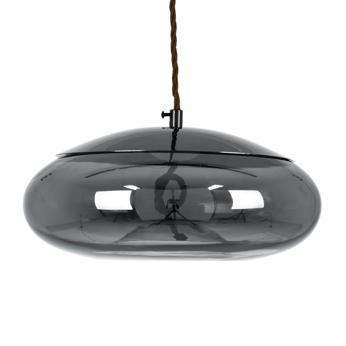 LEDTM® AXTON 00751 Μοντέρνο Κρεμαστό Φωτιστικό Οροφής LED 5W 500lm 180° AC 220-240V IP20 Θερμό Λευκό 2700K - Sanan SMD Chip - Μαύρο & Μαύρο Φιμέ - Μ30 x Π30 x Υ15cm - 2 Xρόνια Εγγύηση - Image 2