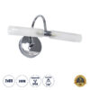 LEDTM® PAOLA 60418 Μοντέρνο Φωτιστικό Τοίχου - Απλίκα Καθρέπτη Μπάνιου με Ντουί 2 x G9 AC 220-240V IP44 - Νίκελ Χρώμιο - Μ31 x Π16 x Υ15cm - Image 2