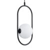 LEDTM® HAMBURG 00589 Μοντέρνο Κρεμαστό Φωτιστικό Οροφής με Ντουί 1 x G9 AC 220-240V IP20 - Μαύρο & Λευκό - Μ20 x Π15 x Υ40cm - Image 2