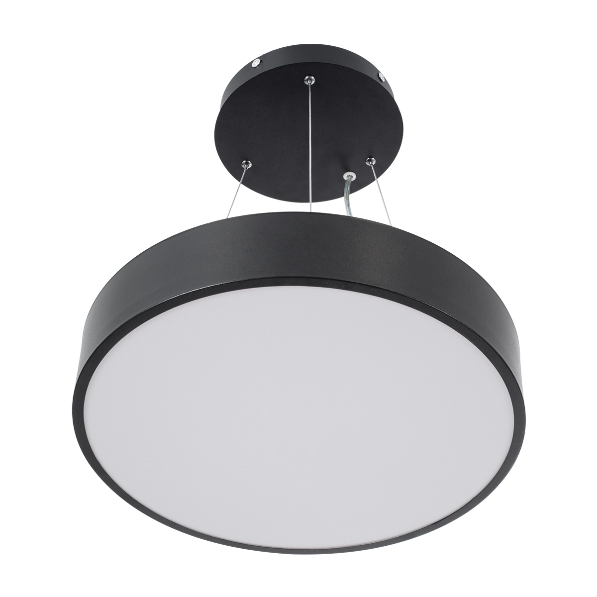 LEDTM® BURTON 61200-S Μοντέρνο Φωτιστικό Οροφής LED 67W 7370lm 120° AC 220-240V IP20 Ρυθμιζόμενο Λευκό CCT με Χειριστήριο από 2700K έως 6000K Dimmable - Lumileds SMD Chip - Μαύρο Ματ - Μ40 x Π40 x Υ8cm - 3 Χρόνια Εγγύηση - Image 11