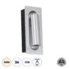 LEDTM® MANHATTAN 61099 Μοντέρνο Φωτιστικό Τοίχου - Απλίκα Ξενοδοχείου Reading Light LED 3W 405lm 36° AC 220-240V IP20 Φυσικό Λευκό 4500K - Bridgelux COB Chip & TÜV SÜD Driver - Νίκελ Βούρτσας - Μ7 x Π7 x Υ17cm - 3 Χρόνια Εγγύηση - Image 2