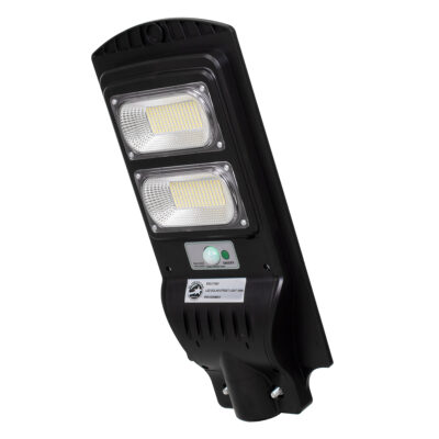 Alternative view of LEDTM® 71551 Αυτόνομο Ηλιακό Φωτιστικό Δρόμου Street Light LED SMD 100W 8000lm με Ενσωματωμένη Μπαταρία Li-ion 5500mAh - Φωτοβολταϊκό Πάνελ με Αισθητήρα Ημέρας-Νύχτας PIR Αισθητήρα Κίνησης Αδιάβροχο IP65 Ψυχρό Λευκό 6000K