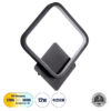LEDTM® LENA 61079 Μοντέρνο Φωτιστικό Τοίχου - Απλίκα LED 12W 1440lm 300° AC 220-240V IP20 Ρυθμιζόμενο Λευκό CCT με On/Off 2700K/4500K/6000K - Lumileds SMD Chip - Μαύρο Ματ - Μ25 x Π5.5 x Υ29.5cm - 3 Χρόνια Εγγύηση - Image 2