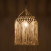 LEDTM® ALGERIA 36202 Boho Κρεμαστό Φωτιστικό Οροφής με Ντουί 1 x E27 AC 220-240V IP20 - Μπεζ - Μ40 x Π40 x Υ50cm - Image 3