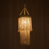 LEDTM® ZAMBIA 36208 Boho Κρεμαστό Φωτιστικό Οροφής με Ντουί 1 x E27 AC 220-240V IP20 - Μπεζ - Μ30 x Π30 x Υ60cm - Image 3