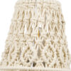 LEDTM® RWANDA 36210 Boho Επιτραπέζιο Φωτιστικό Πορτατίφ με Ντουί 1 x E27 AC 220-240V IP20 - Μπεζ & Καφέ - Μ15 x Π15 x Υ30cm - Image 6