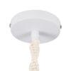 LEDTM® SHAQRA 36215 Μοντέρνο Κρεμαστό Φωτιστικό Οροφής με Ντουί 1 x E27 AC 220-240V IP20 - Μπεζ & Λευκό - Μ4 x Π4 x Υ110cm - Image 4