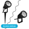 LEDTM® TREECOBO 75585 Φωτιστικό Σποτ για Φυτά - Δέντρα με Βάση Κήπου / Καρφωτό LED 10W 800lm 35° DC 12V Αδιάβροχο IP67 Κόκκινο Dimmable - Bridgelux COB Chip - Μαύρο - Μ6 x Π6 x Υ12.5cm - 2 Χρόνια Εγγύηση - Image 2