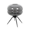 LEDTM® JAVAN 00738 Μοντέρνο Επιτραπέζιο Φωτιστικό Πορτατίφ με Ντουί 1 x E27 AC 220-240V IP20 - Μαύρο Φιμέ & Μαύρο - Μ30 x Π30 x Y40cm - Image 2