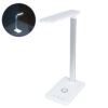 LEDTM® ONO 76532 Μοντέρνο Επιτραπέζιο Φωτιστικό Γραφείου με Ασύρματη Φόρτιση 10W 2A LED 3.5W 350lm 90° DC 5V με USB-C IP20 Ρυθμιζόμενο Λευκό CCT με Αφή 2700K/4500K/6000K Dimmable - Sanan SMD Chip - Λευκό - Μ18 x Π12 x Υ36cm - 2 Χρόνια Εγγύηση - Image 2
