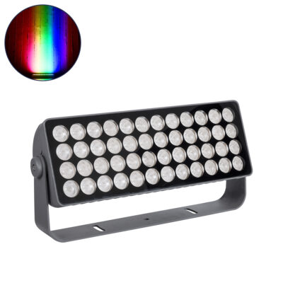 Alternative view of LEDTM® FLOOD-TURBO 90733 Προβολέας Wall Washer για Φωτισμό Κτιρίων LED 600W 33490lm 15° DC 24V Αδιάβροχο IP65 Μ50 x Π18.5 x Υ12.5cm Πολύχρωμο RGBW DMX512 - Γκρι Ανθρακί - 3 Χρόνι+C626α Εγγύηση