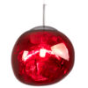 LEDTM® DIXAR 00763 Μοντέρνο Κρεμαστό Φωτιστικό Οροφής με Ντουί 1 x E27 AC 220-240V IP20 - Κόκκινο & Ασημί - Μ36 x Π36 x Υ45cm - Image 2