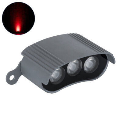 Alternative view of LEDTM® TREELIGHT-ZINA S-90998 Κυρτή Μπάρα Φωτισμού Wall Washer για Φυτά - Δέντρα LED 3W 240lm 30° DC 24V Αδιάβροχο IP65 Κόκκινο Dimmable - Γκρι Ανθρακί - Μ9 x Π6.5 x Υ4cm - 3 Χρόνια Εγγύηση