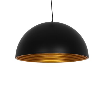 Alternative view of LEDTM® MEDEA 01344 Μοντέρνο Κρεμαστό Φωτιστικό Οροφής με Ντουί 1 x E27 AC 220-240V IP20 - Μαύρο & Χρυσό - Μ60 x Π60 x Υ30cm