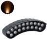 LEDTM® TREELIGHT-KINA 90231 Κυρτή Μπάρα Φωτισμού Wall Washer με Αντιθαμβωτική Γρίλια Ειδική για Φυτά - Δέντρα LED 18W 1530lm 15° DC 24V Αδιάβροχο IP65 L24.5 x W7 x H8cm Αρχιτεκτονικό Πορτοκαλί 2200K - Γκρι Ανθρακί - 3 Years Warranty - Image 2