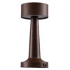 LEDTM® BELLA 76507 Επαναφορτιζόμενο Επιτραπέζιο Φωτιστικό Πορτατίφ LED 1.5W 105lm 120° DC 5V IP44 Θερμό Λευκό 2700K Dimmable Καφέ Αλουμίνιο - Μ9 x Π9 x Υ21cm - 2 Xρόνια Εγγύηση - Image 2